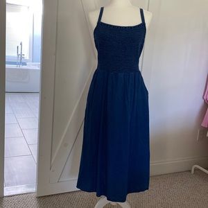 Chambray dress size L